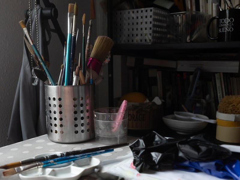 ANTES DEL GESTO – Pinceles y&nbsp;paletinas